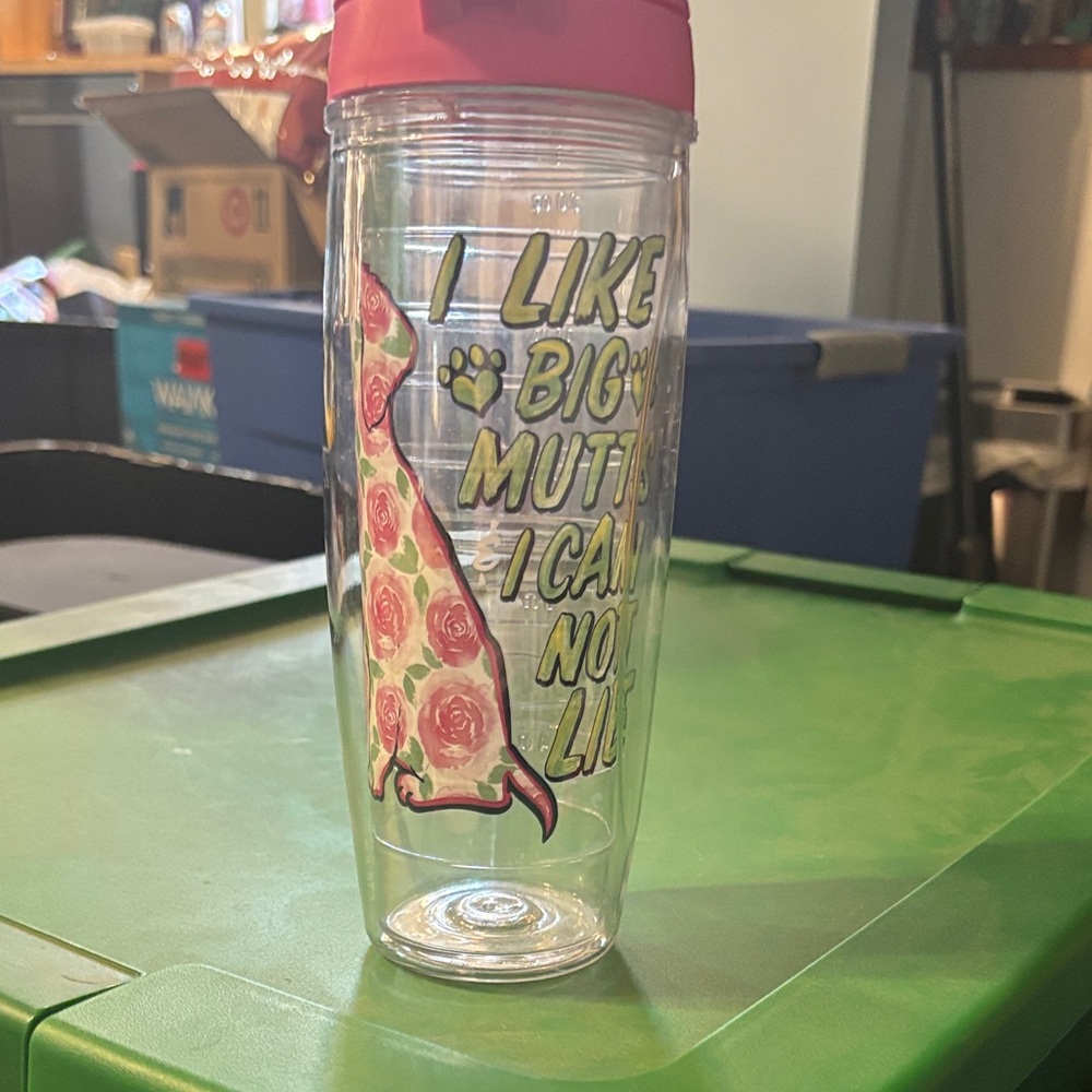 Tervis Pink and Green Dog Tumbler